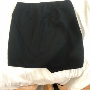 Black mini skirt